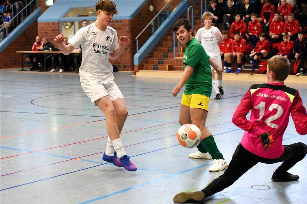 Die besten Bilder der U17-Halenfußball-Kreismeisterschaft in Raesfeld.