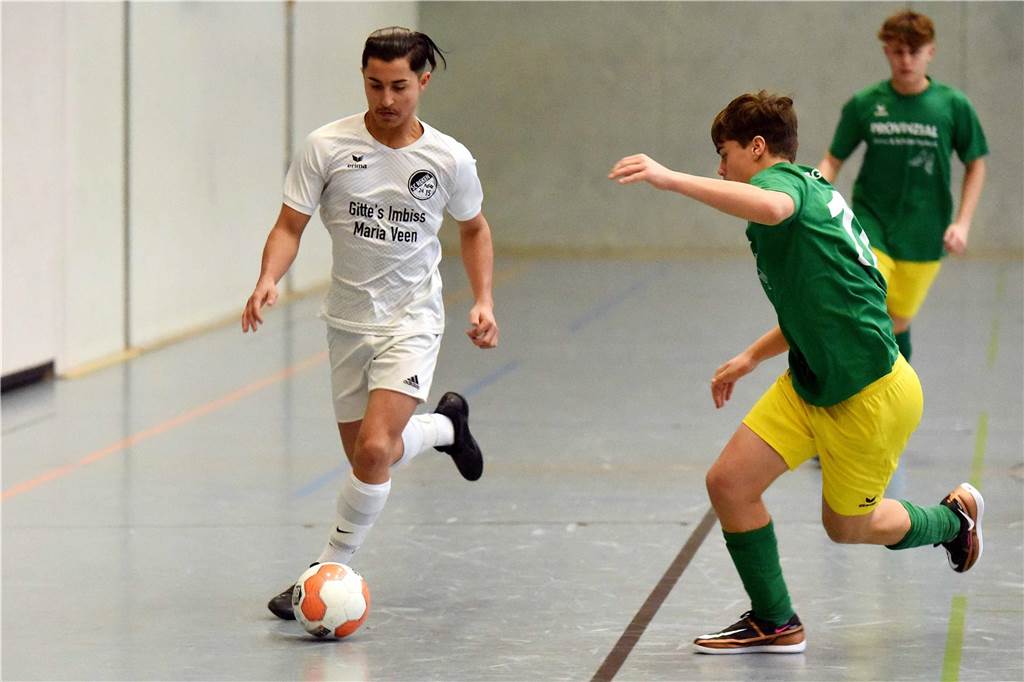 Die besten Bilder der U17-Halenfußball-Kreismeisterschaft in Raesfeld.