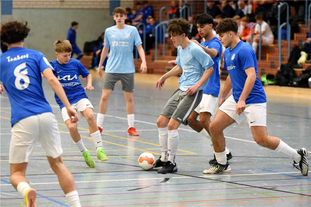 Die besten Bilder der U17-Halenfußball-Kreismeisterschaft in Raesfeld.