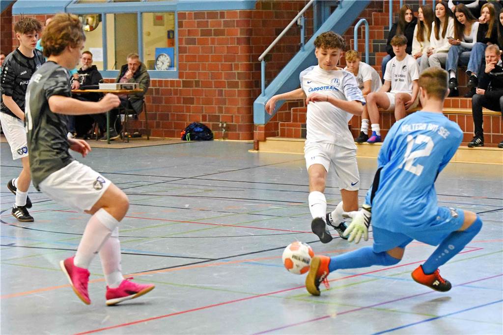 Die besten Bilder der U17-Halenfußball-Kreismeisterschaft in Raesfeld.