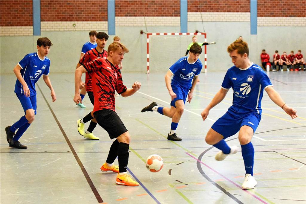 Die besten Bilder der U17-Halenfußball-Kreismeisterschaft in Raesfeld.