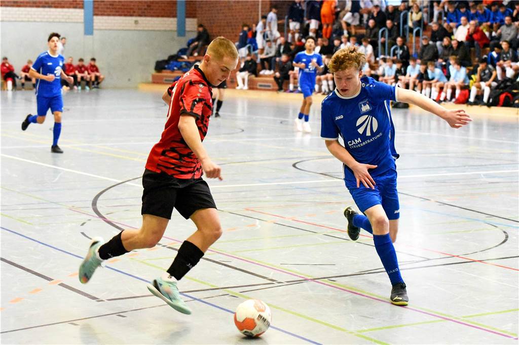 Die besten Bilder der U17-Halenfußball-Kreismeisterschaft in Raesfeld.