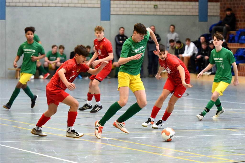 Die besten Bilder der U17-Halenfußball-Kreismeisterschaft in Raesfeld.