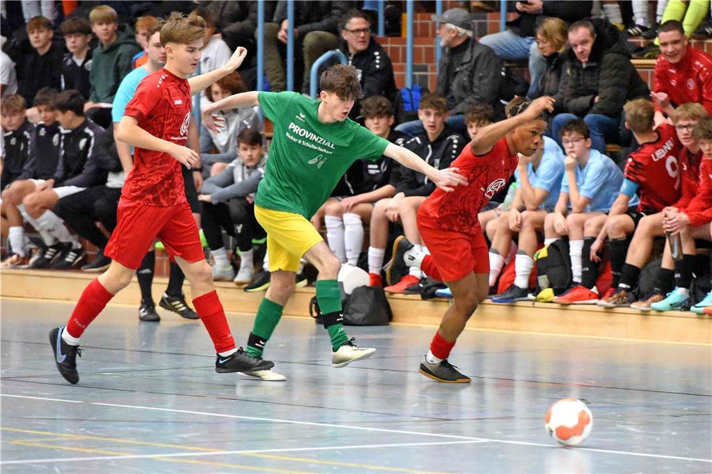 Die besten Bilder der U17-Halenfußball-Kreismeisterschaft in Raesfeld.