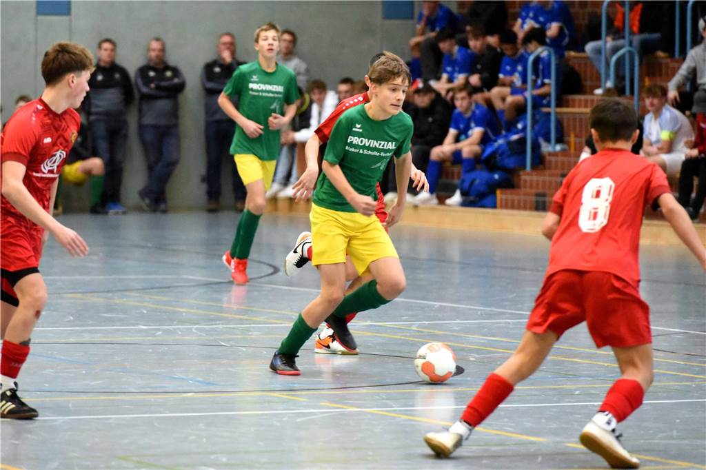 Die besten Bilder der U17-Halenfußball-Kreismeisterschaft in Raesfeld.