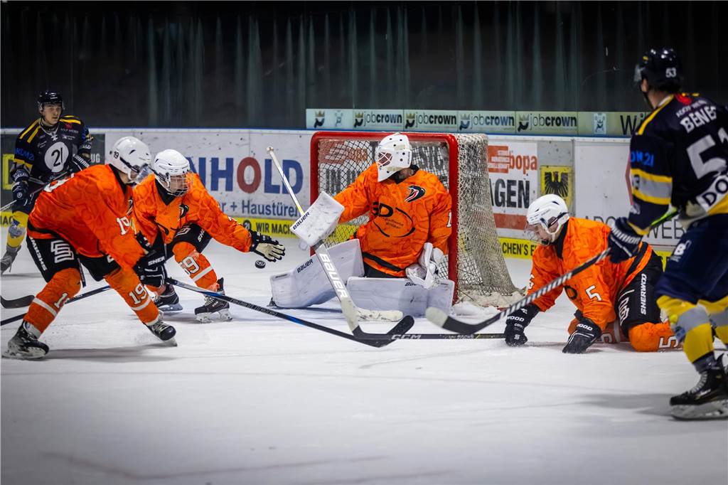 Die besten Bilder des 15:3-Eisadler-Erfolgs gegen die Disnlakener Kobras. 