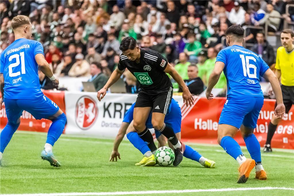 Dortmunder Hallenstadtmeisterschaft: Die besten Bilder des Endspiels Die besten Bilder des Endspiels zwischen dem FC Brünninghausen und dem ASC 09 Dortmund