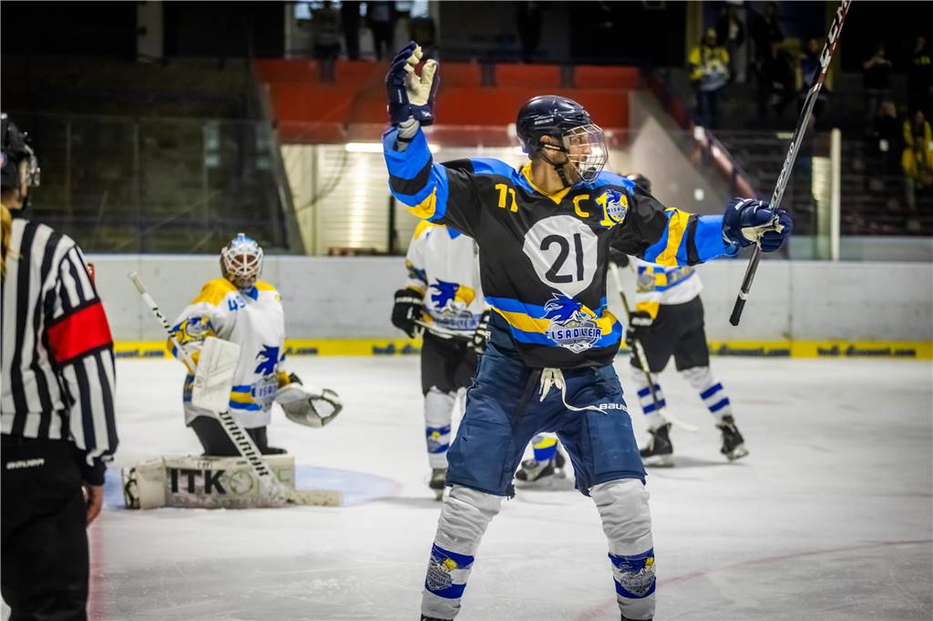 Die besten Bilder vom Jubiläumsspiel der Eisadler.
