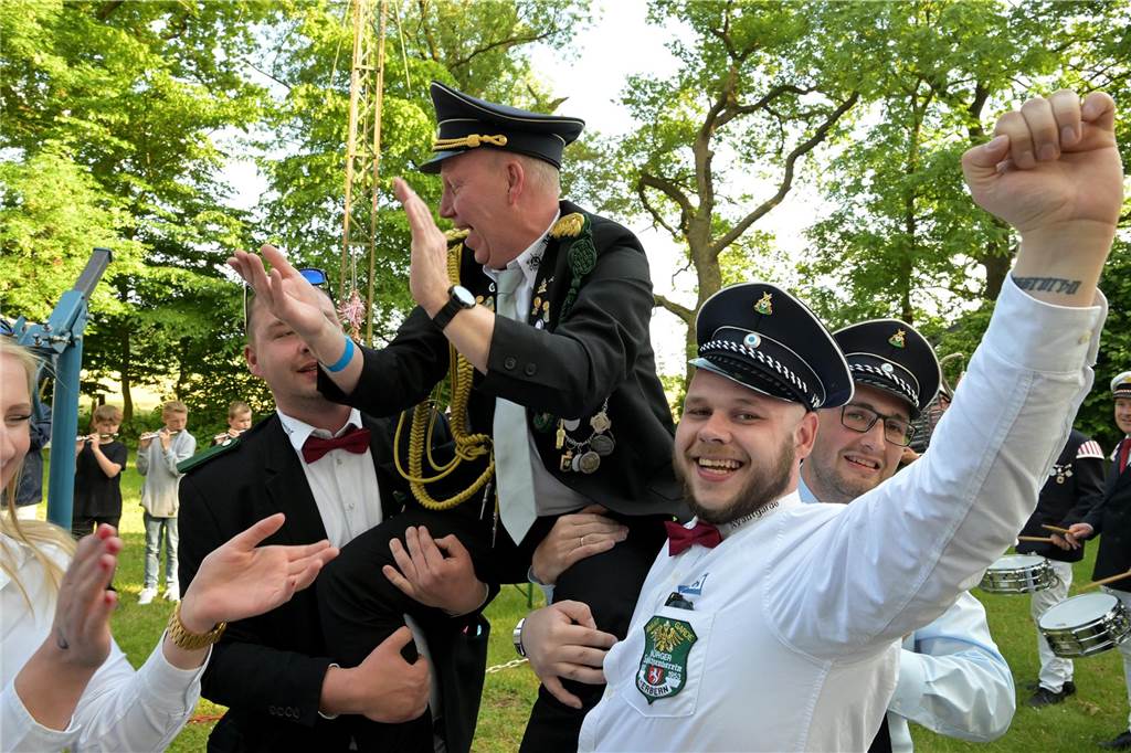 Die besten Bilder vom Vogelschießen des BSV Herbern und seinem neuen König Christoph Ruhmöller.