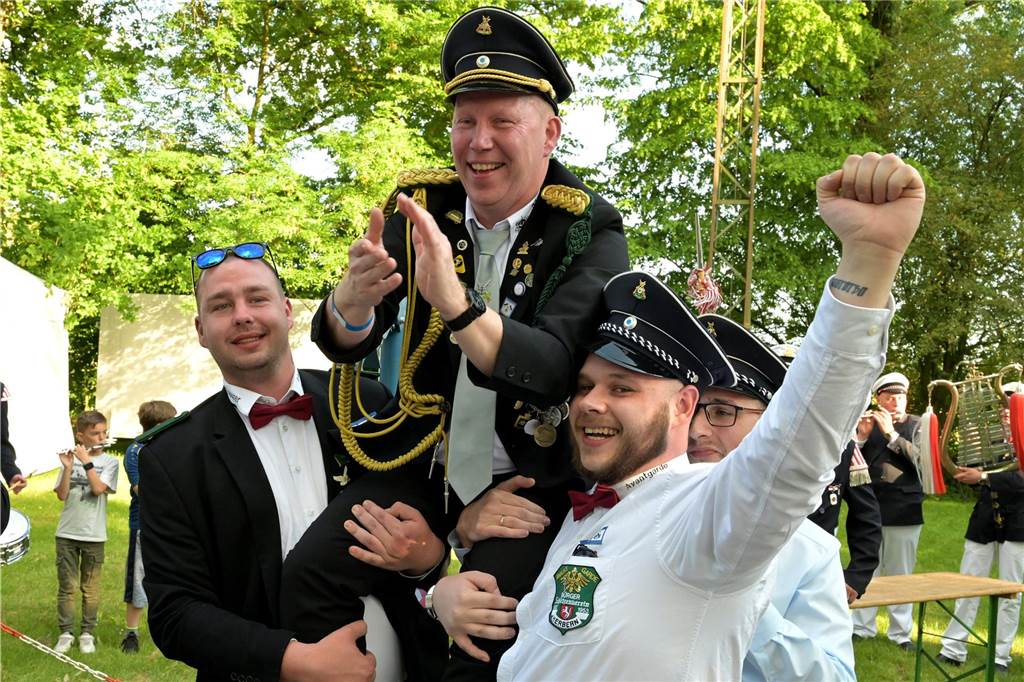 Die besten Bilder vom Vogelschießen des BSV Herbern und seinem neuen König Christoph Ruhmöller.