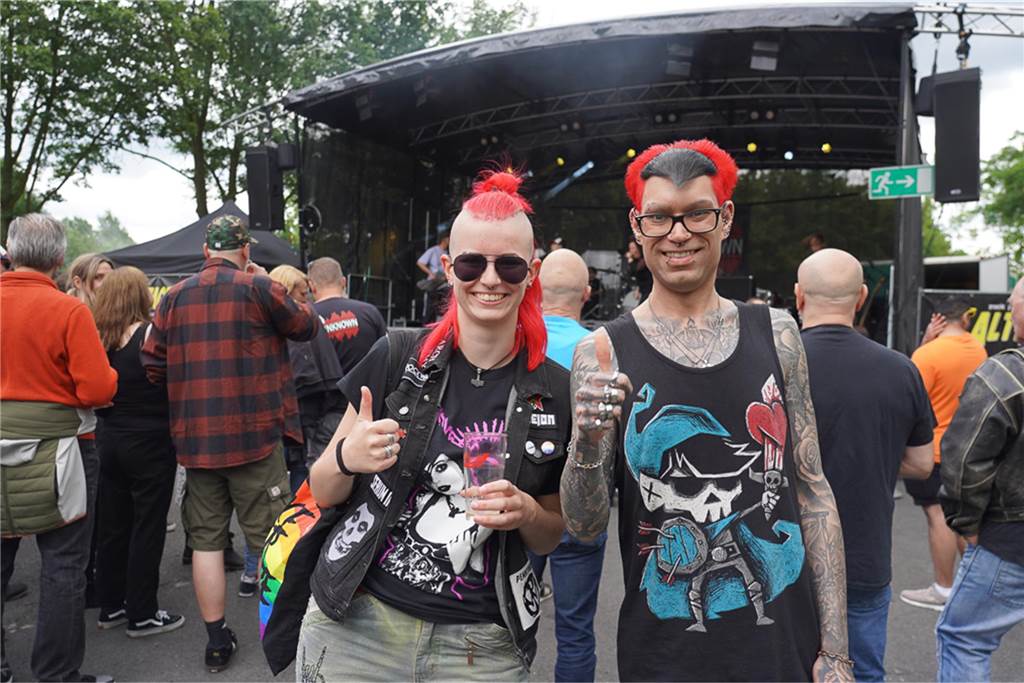 Die besten Bilder von Samstag (13. Juli) rund um die Alternative Stage beim Brunnenfest 2024 in Lünen.