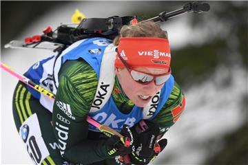 Die besten Chancen in der Verfolgung hat Franziska Hildebrand. Foto: Hendrik Schmidt