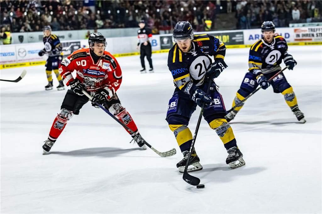 Die besten Fotos vom Showdown der Eisadler Dortmund gegen die Ratinger Ice Aliens.