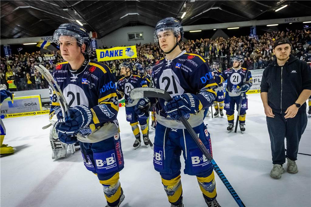 Die besten Fotos vom Showdown der Eisadler Dortmund gegen die Ratinger Ice Aliens.