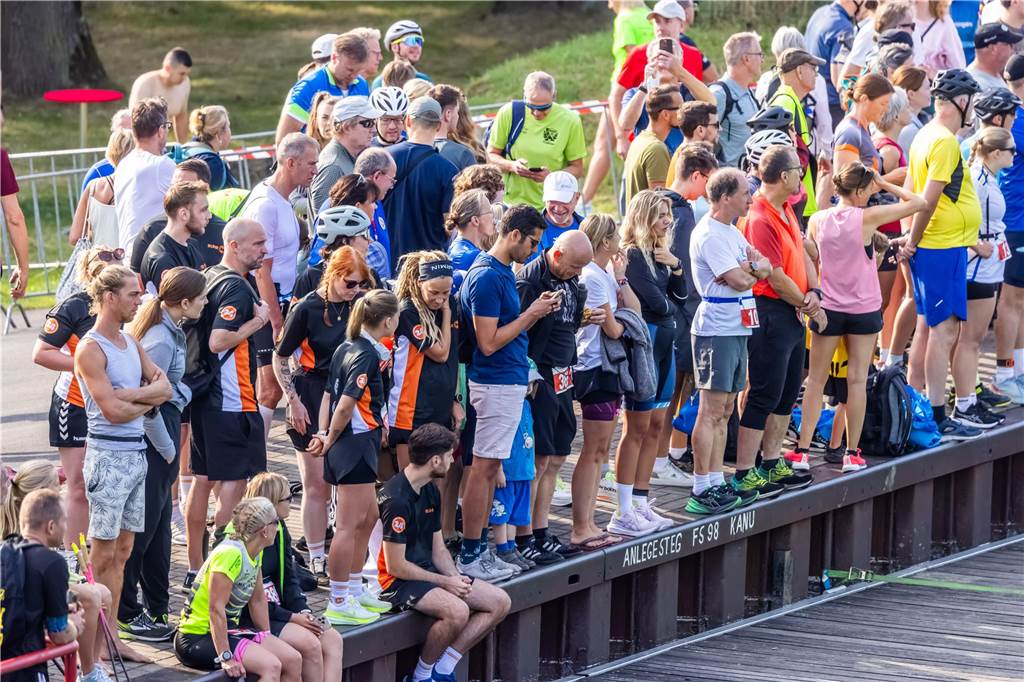 Die besten Fotos vom Triathlon in Dortmund 2024. 