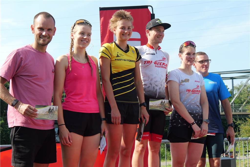 Die besten Fotos vom Triathlon in Dortmund 2024. 