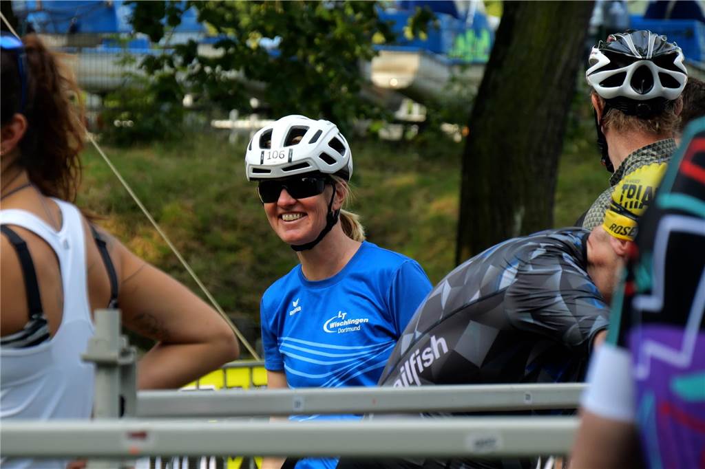 Die besten Fotos vom Triathlon in Dortmund 2024. 