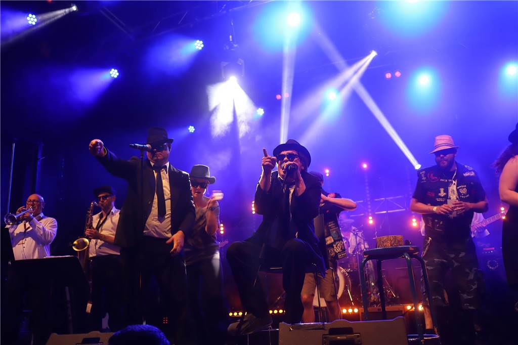 Die Besucher beim Red Balloon Festival genossen am Eröffnungsabend (2.8.) die gute Stimmung und den Mix unterschiedlicher Musikrichtungen.