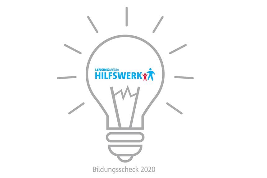 Lensing Media Hilfswerk unterstützt Projekte: Bewerbungsfrist endet bald Die Bewerbungsphase für den Bildungsscheck 2020 läuft.