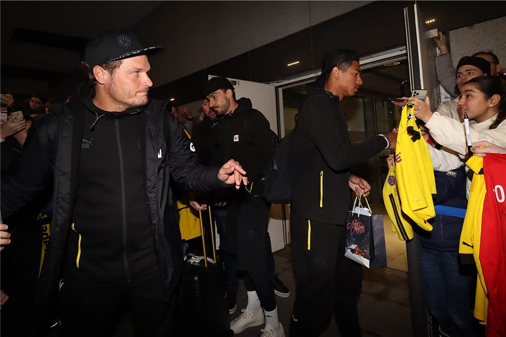 Die Bilder der BVB-Rückkehr aus Spanien.