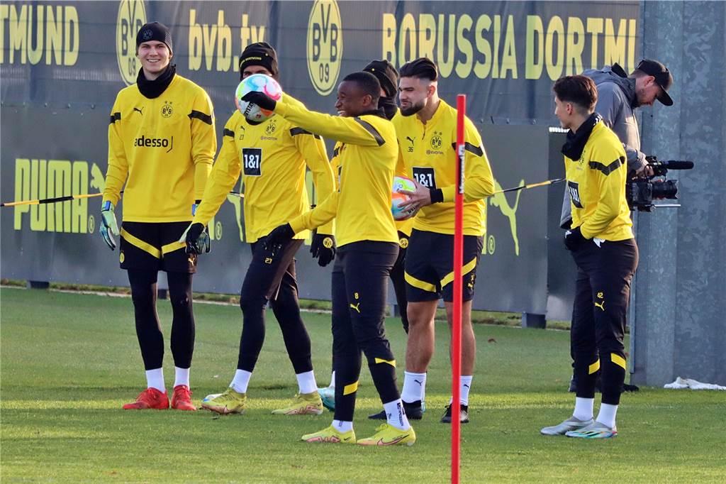 Die Bilder des BVB-Trainings am 7. Dezember.