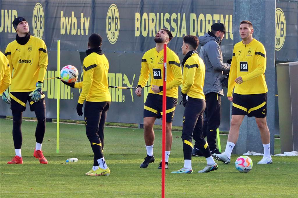 Die Bilder des BVB-Trainings am 7. Dezember.