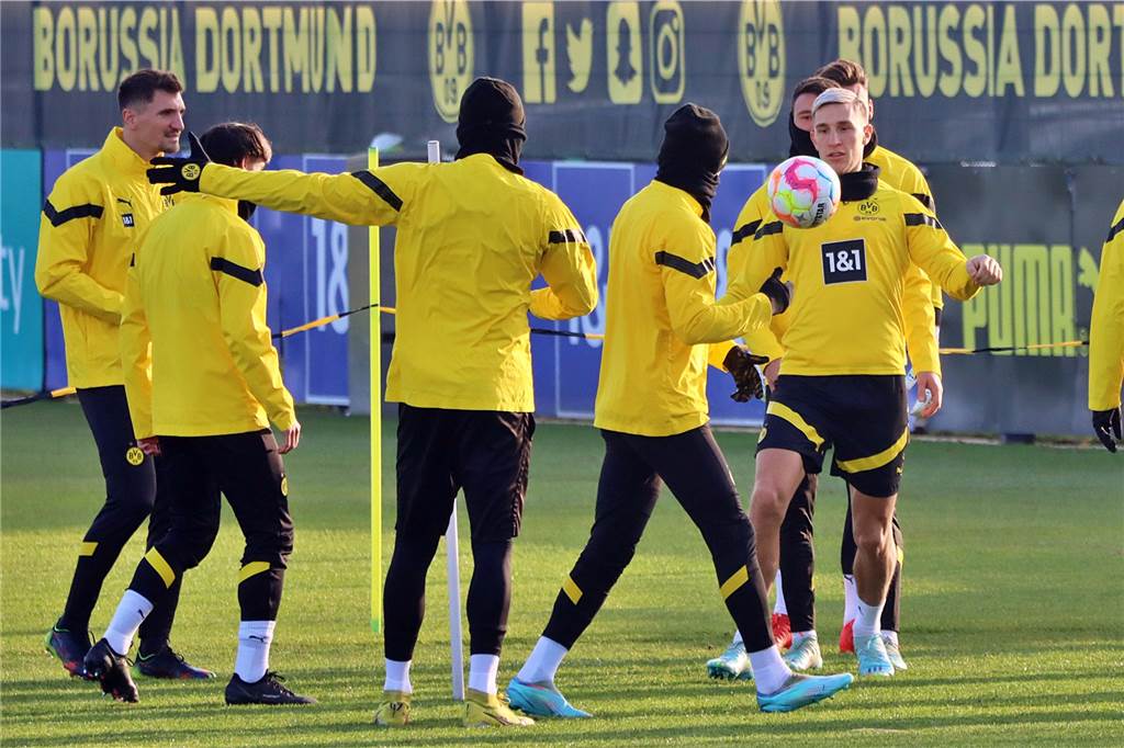 Die Bilder des BVB-Trainings am 7. Dezember.