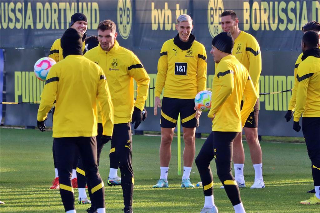 Die Bilder des BVB-Trainings am 7. Dezember.
