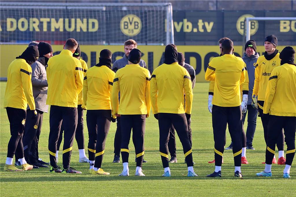 Die Bilder des BVB-Trainings am 7. Dezember.
