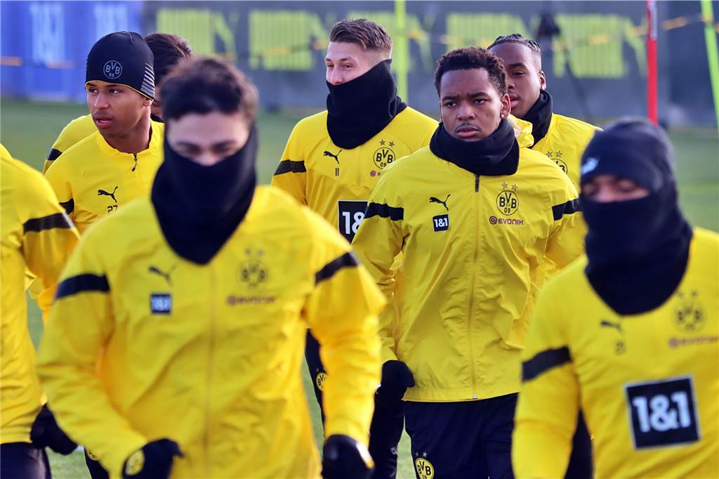 Die Bilder des BVB-Trainings am 7. Dezember.