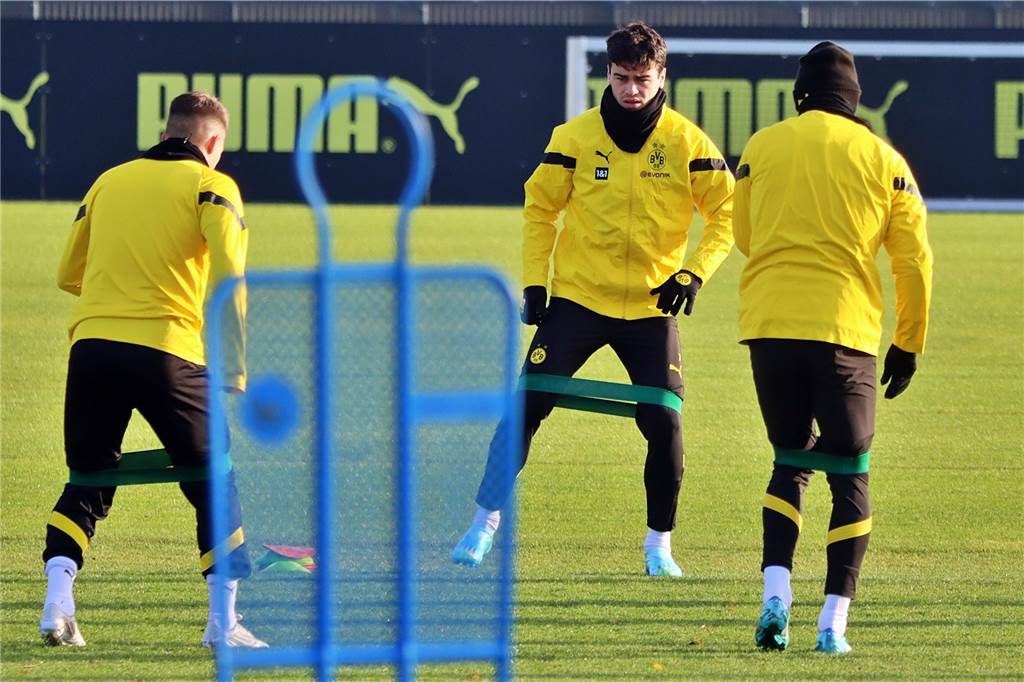 Die Bilder des BVB-Trainings am 7. Dezember.