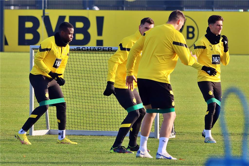Die Bilder des BVB-Trainings am 7. Dezember.