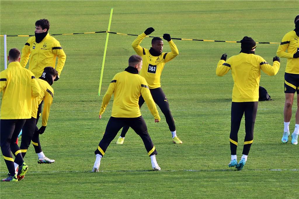 Die Bilder des BVB-Trainings am 7. Dezember.