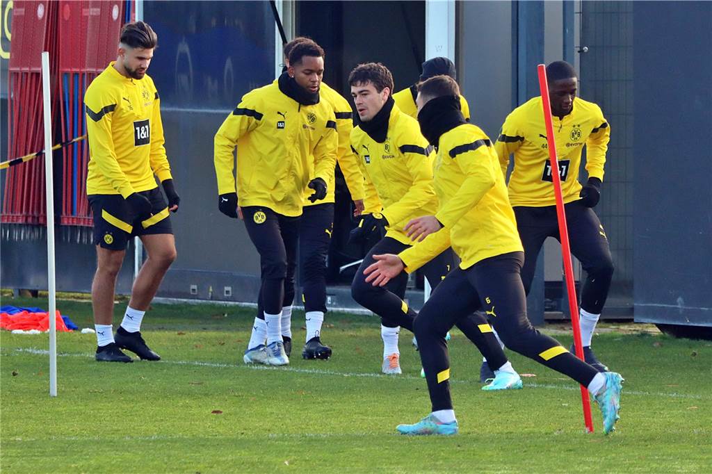 Die Bilder des BVB-Trainings am 7. Dezember.