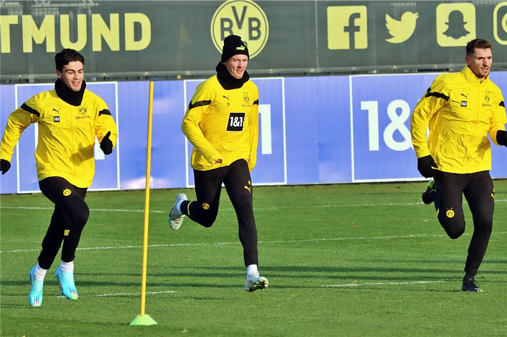 Die Bilder des BVB-Trainings am 7. Dezember.