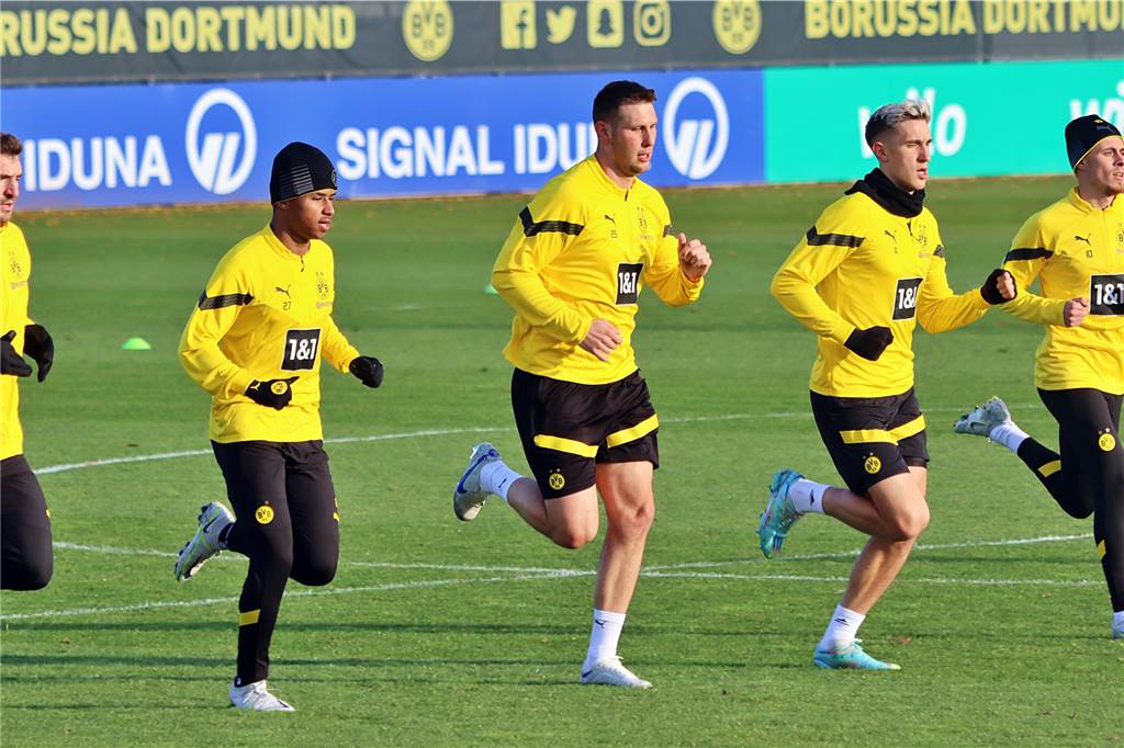 Die Bilder des BVB-Trainings am 7. Dezember.