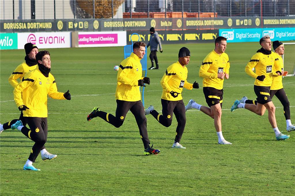 Die Bilder des BVB-Trainings am 7. Dezember.