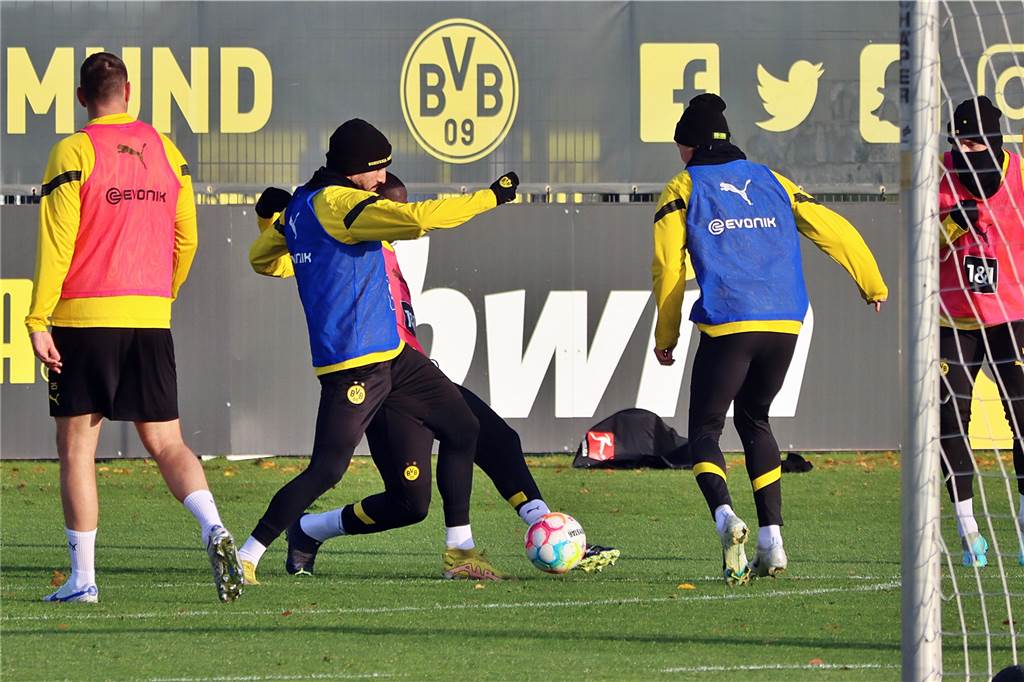 Die Bilder des BVB-Trainings am 7. Dezember.