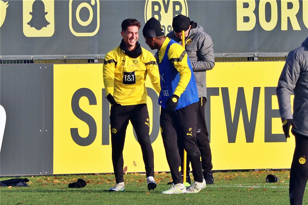 Die Bilder des BVB-Trainings am 7. Dezember.