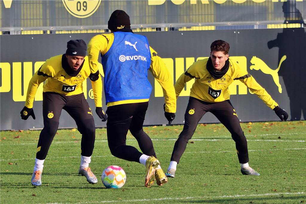 Die Bilder des BVB-Trainings am 7. Dezember.