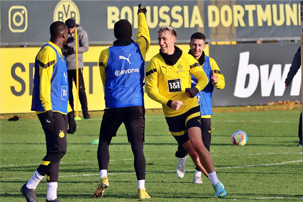 Die Bilder des BVB-Trainings am 7. Dezember.