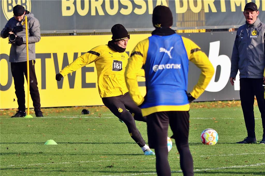 Die Bilder des BVB-Trainings am 7. Dezember.