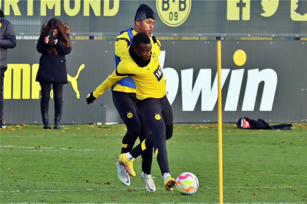 Die Bilder des BVB-Trainings am 7. Dezember.