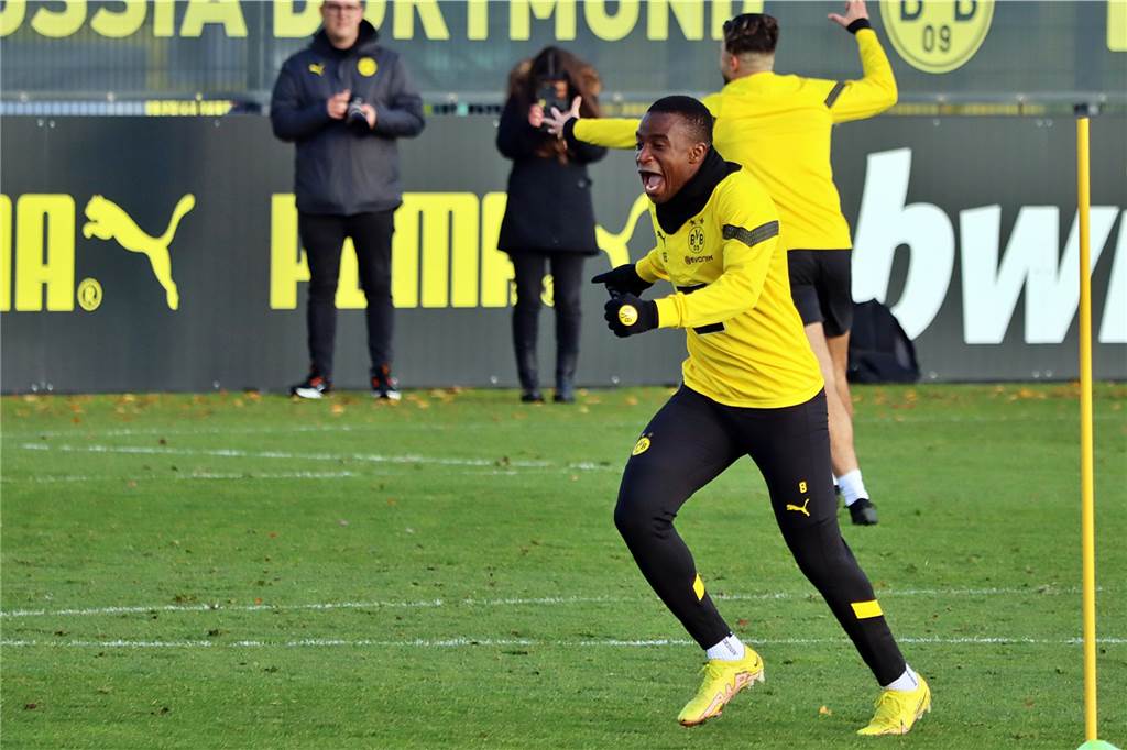 Die Bilder des BVB-Trainings am 7. Dezember.
