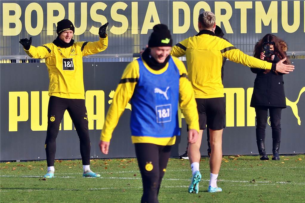 Die Bilder des BVB-Trainings am 7. Dezember.