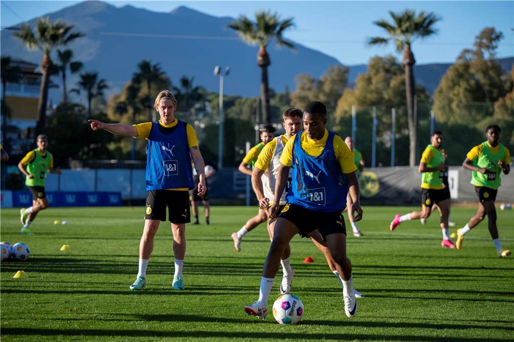 Die Bilder des BVB-Trainings in Marbella am 3. Januar.