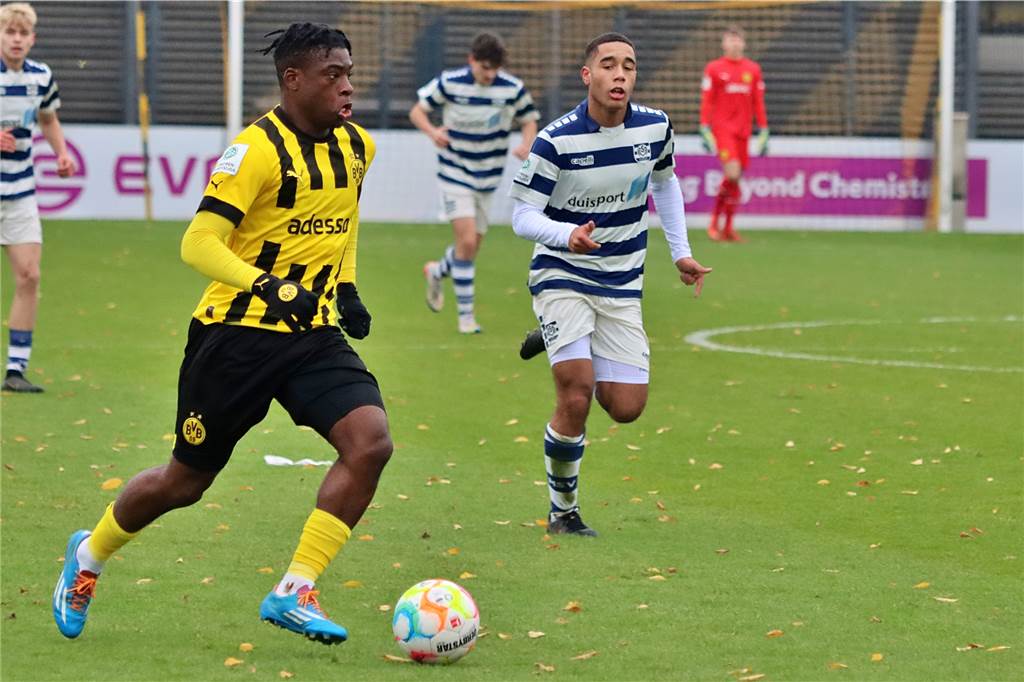 Die Bilder des Heimspiels der BVB-U19 gegen den MSV Duisburg.
