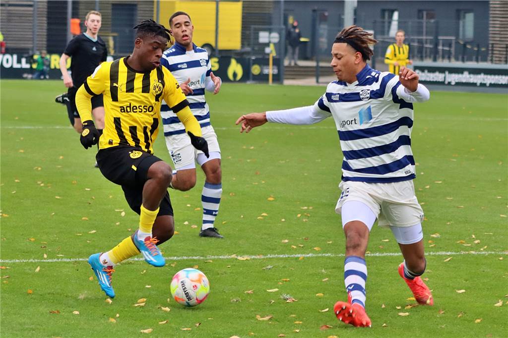 Die Bilder des Heimspiels der BVB-U19 gegen den MSV Duisburg.
