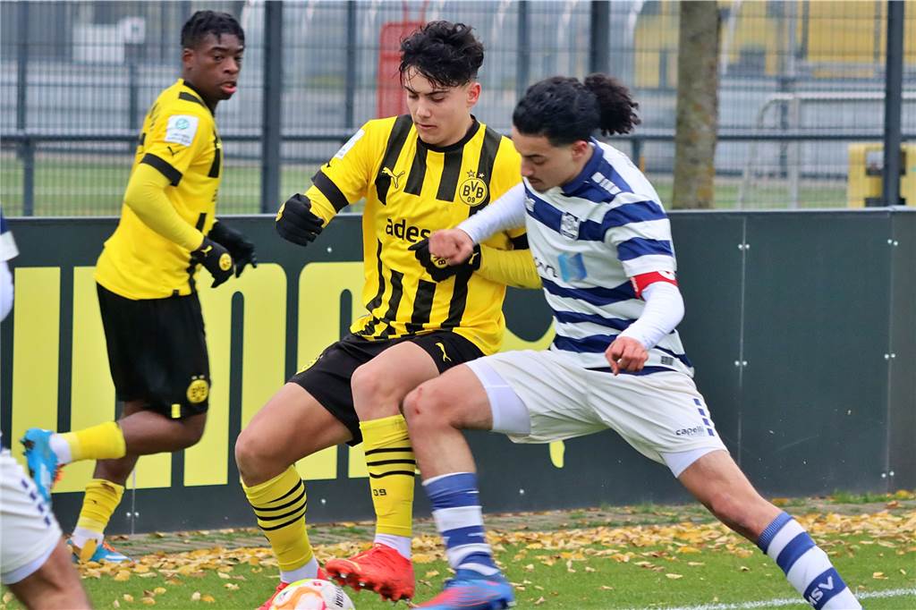 Die Bilder des Heimspiels der BVB-U19 gegen den MSV Duisburg.