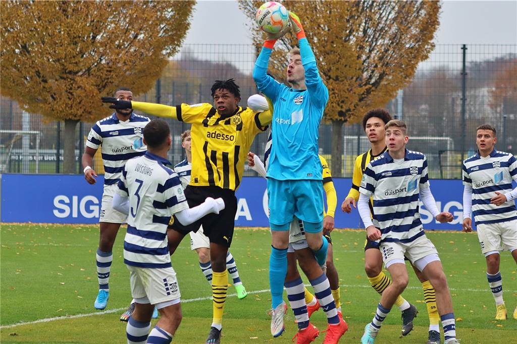 Die Bilder des Heimspiels der BVB-U19 gegen den MSV Duisburg.